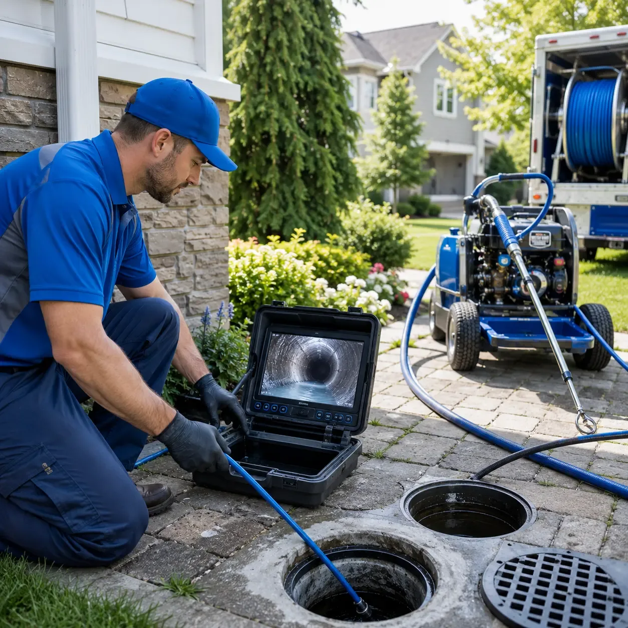 Outdoor drain cleaning professionals serving Hibernia, NJ